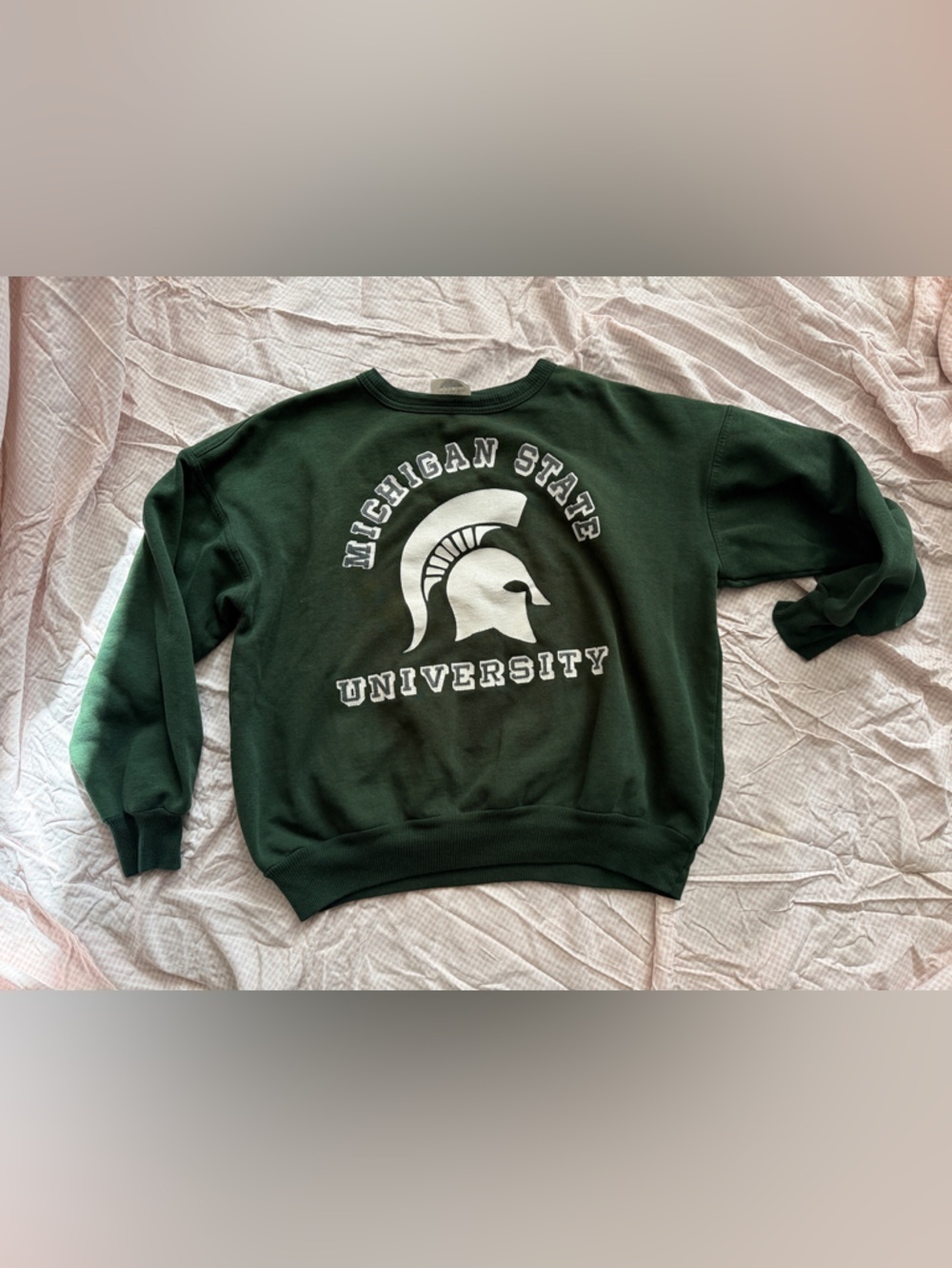 Vintage condition* Michigan State University Dark Green Crewneck Sweatshirt